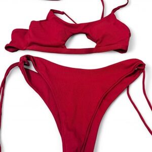 Red Bikini Set